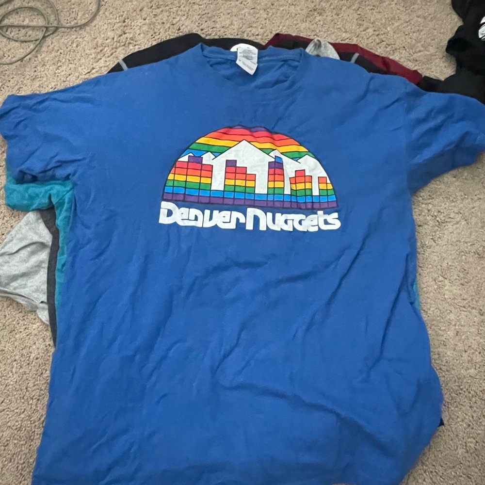 Blue Denver Nuggets T-Shirt